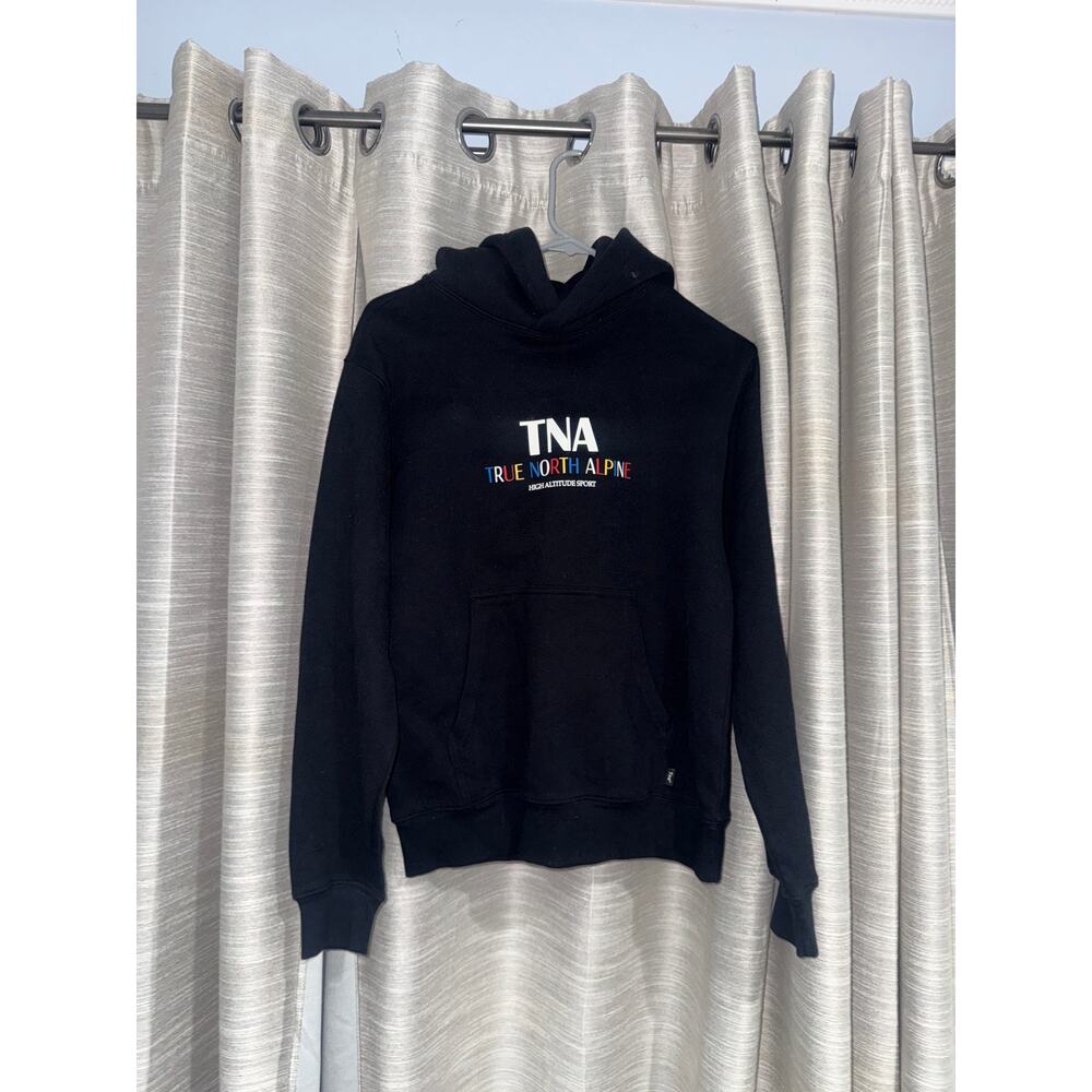 TNA Aritzia True North Alpine Graphic Hoodie XS Pullover Sweatshirt